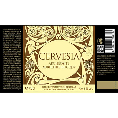 5410702000713 Cervesia - 75cl Bottle conditioned beer  Sticker Front